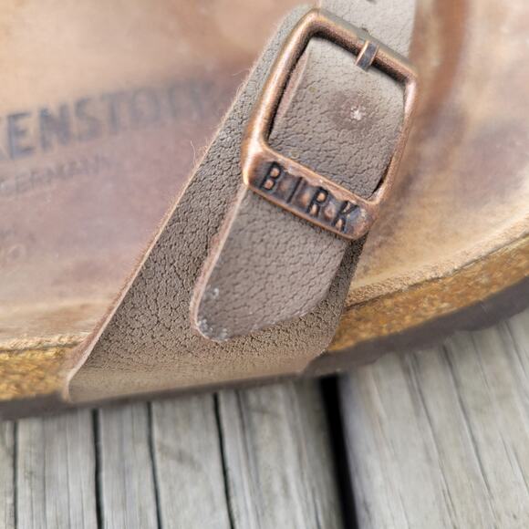 Birkenstocks Mayari Sandals Brown Top Loop Boho Hippie Gorpcore US 9 EUR 40 - Picture 9 of 9